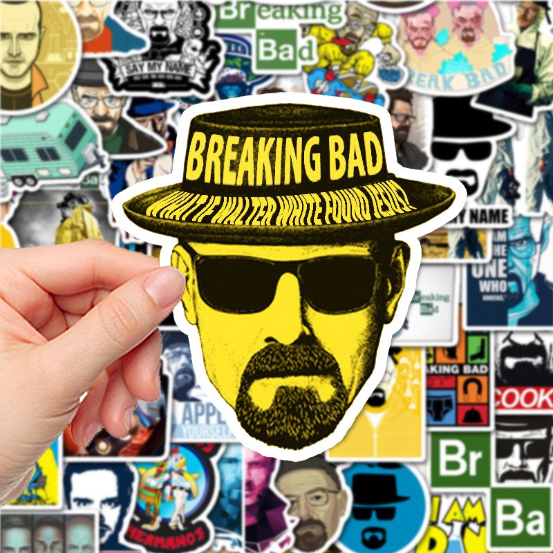 Laptop Accessories Cool - 50 Stück TV-Serie Breaking Bad Aufkleber