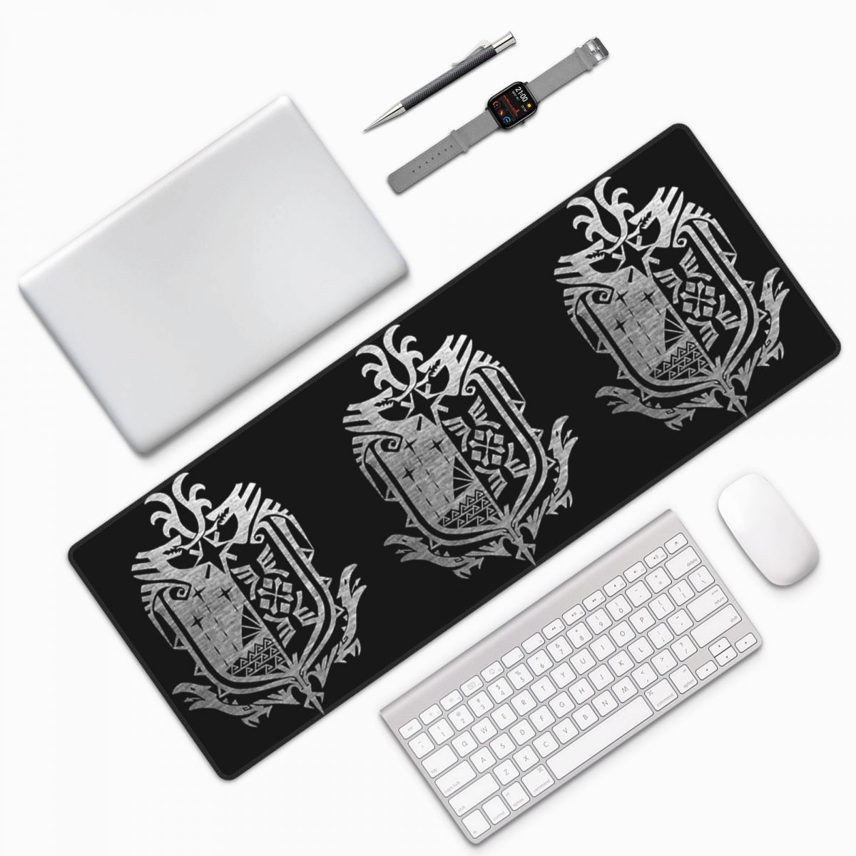 Laptop Accessories World - Monster Hunter World Großes Mauspad Computer-Tastatur-Mausmatte