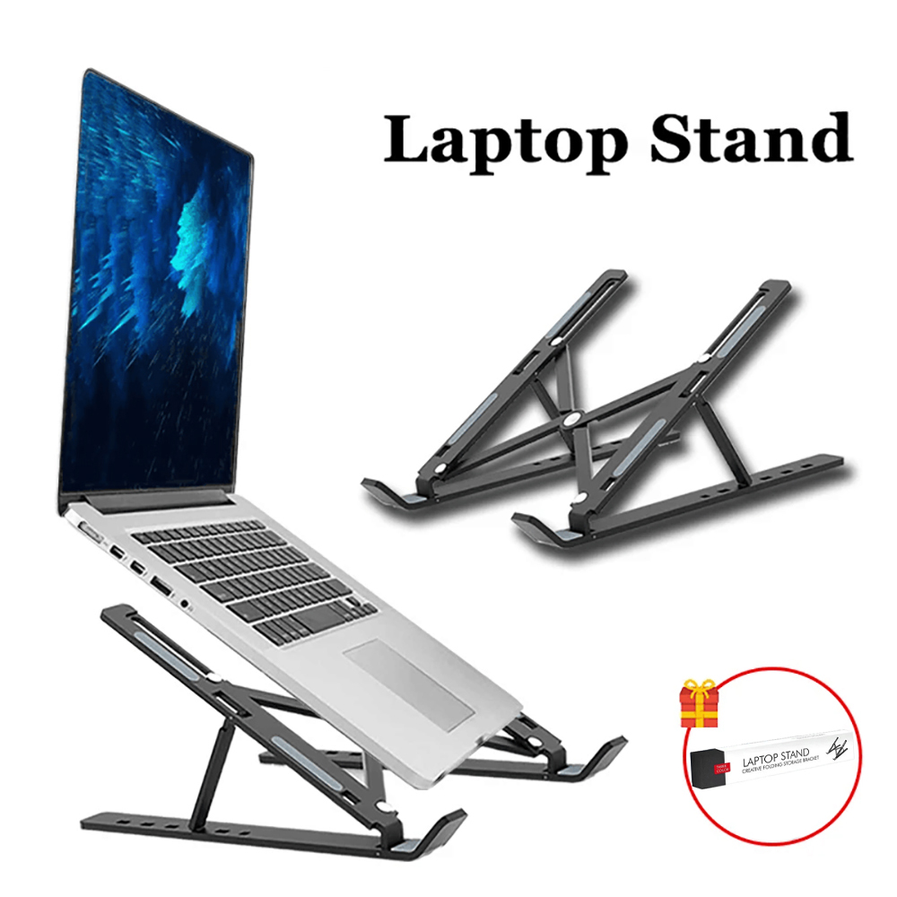Laptop Accessories And Gadgets - Laptop-Ständer, tragbar, faltbar, Notebook-Halterung, verstellbarer Computer-Monitor-Halter