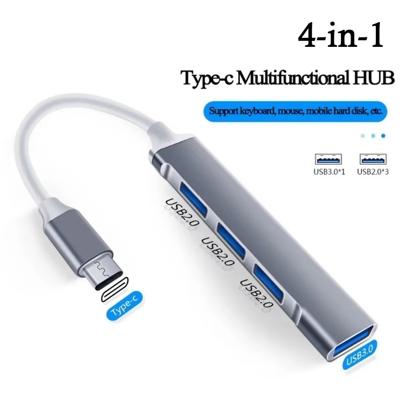 Laptop Accessories Macbook - 4-Port Multi-Splitter USB 3.0 Hub Typ-C