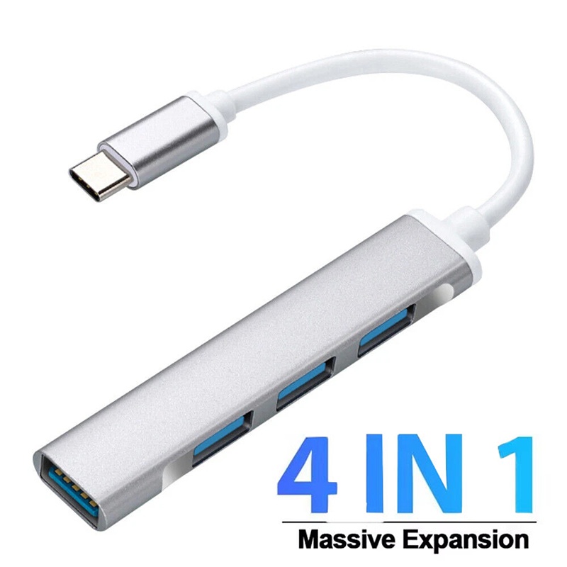 Laptop Accessories And Gadgets - 4-in-1 Typ-C Erweiterungs-Hub 4-Port USB-C Hub