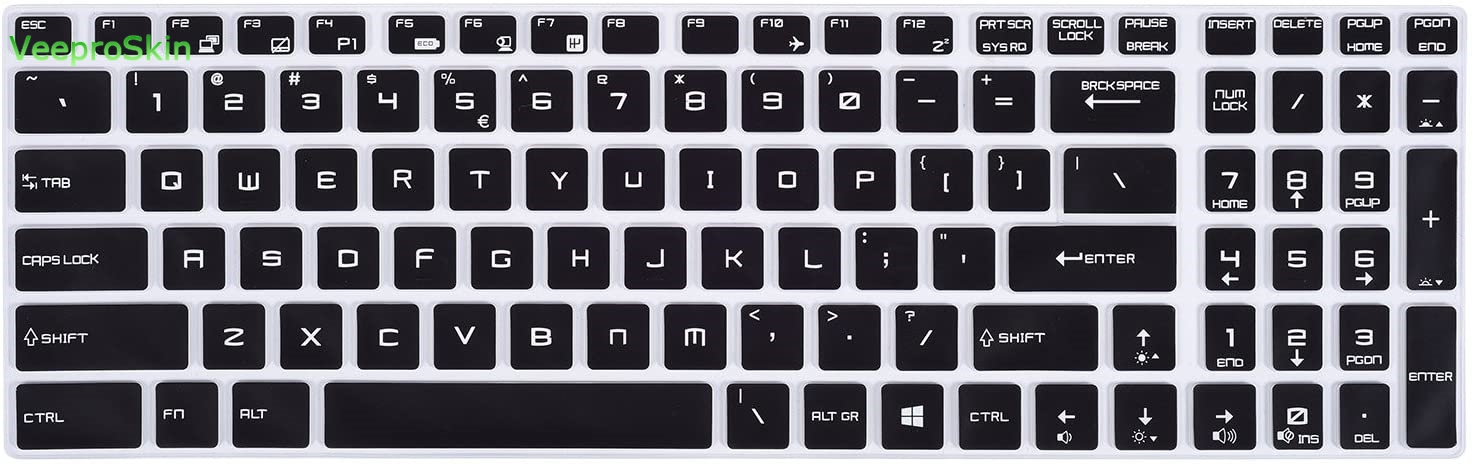 Keyboard Cover Silicone - 17,3 15,6 Laptop-Tastaturabdeckung für MSI GL62M