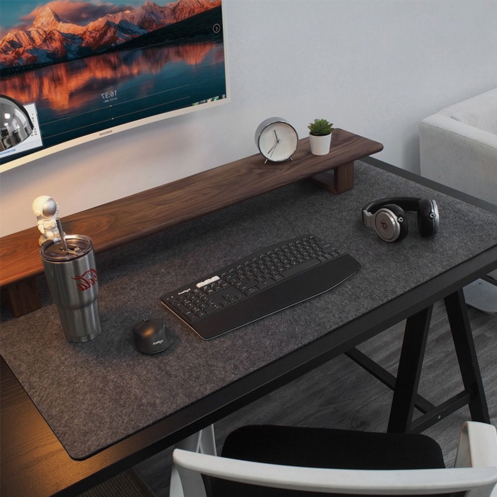 Laptop Accessories Writing Pad - Gaming-Zubehör, Wollfilz-Mauspad, große Größe, rutschfeste Laptop-Tischmatte,