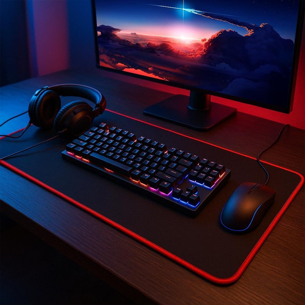 Laptop Accessories Writing Pad - Neues Großformat-Gummi-Mauspad Rutschfeste Schreibunterlage Tastatur-Mausmatte Gaming-Zubehör