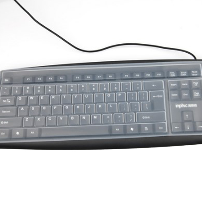 Keyboard Cover Silicone - ● Universelle Staubdichte Silikon-Abdeckung für Desktop-Computer-Tastaturen,