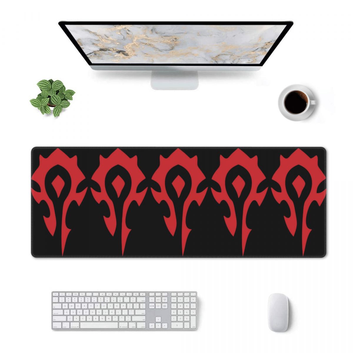 Laptop Accessories World - Großes Mauspad World of Warcraft Logo