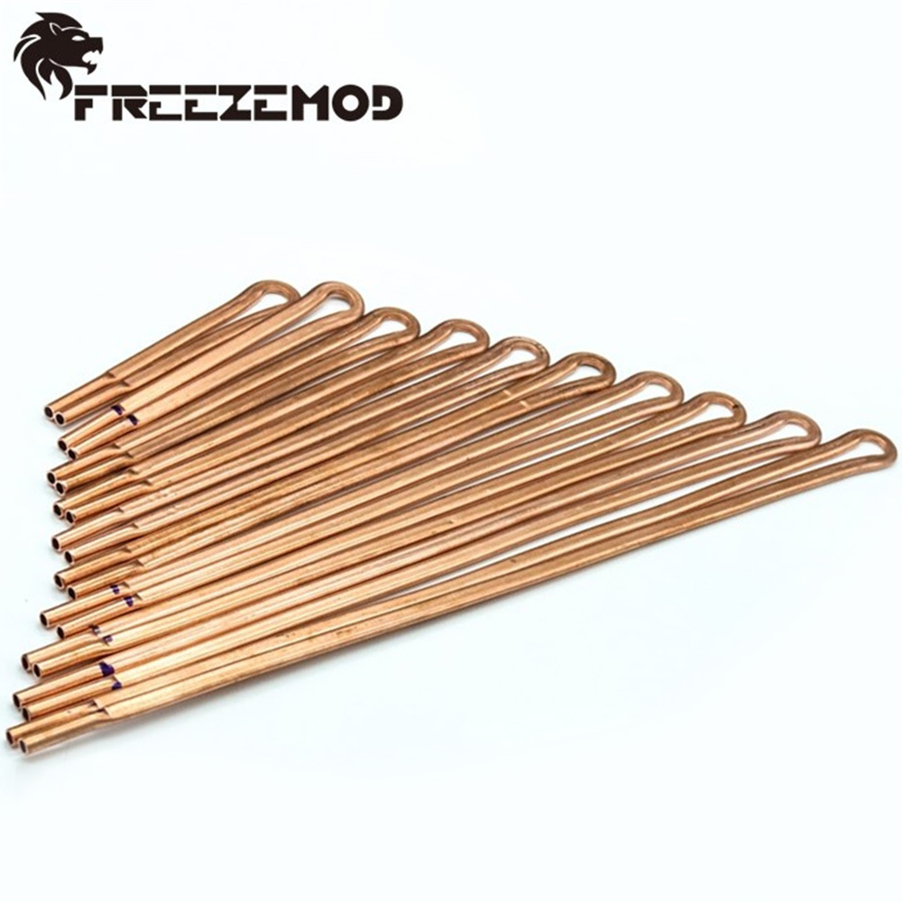 Laptop Accessories Youtube - Freezemod 10/20/25/30CM Flaches Kupferrohr OD4,5MM Schleife
