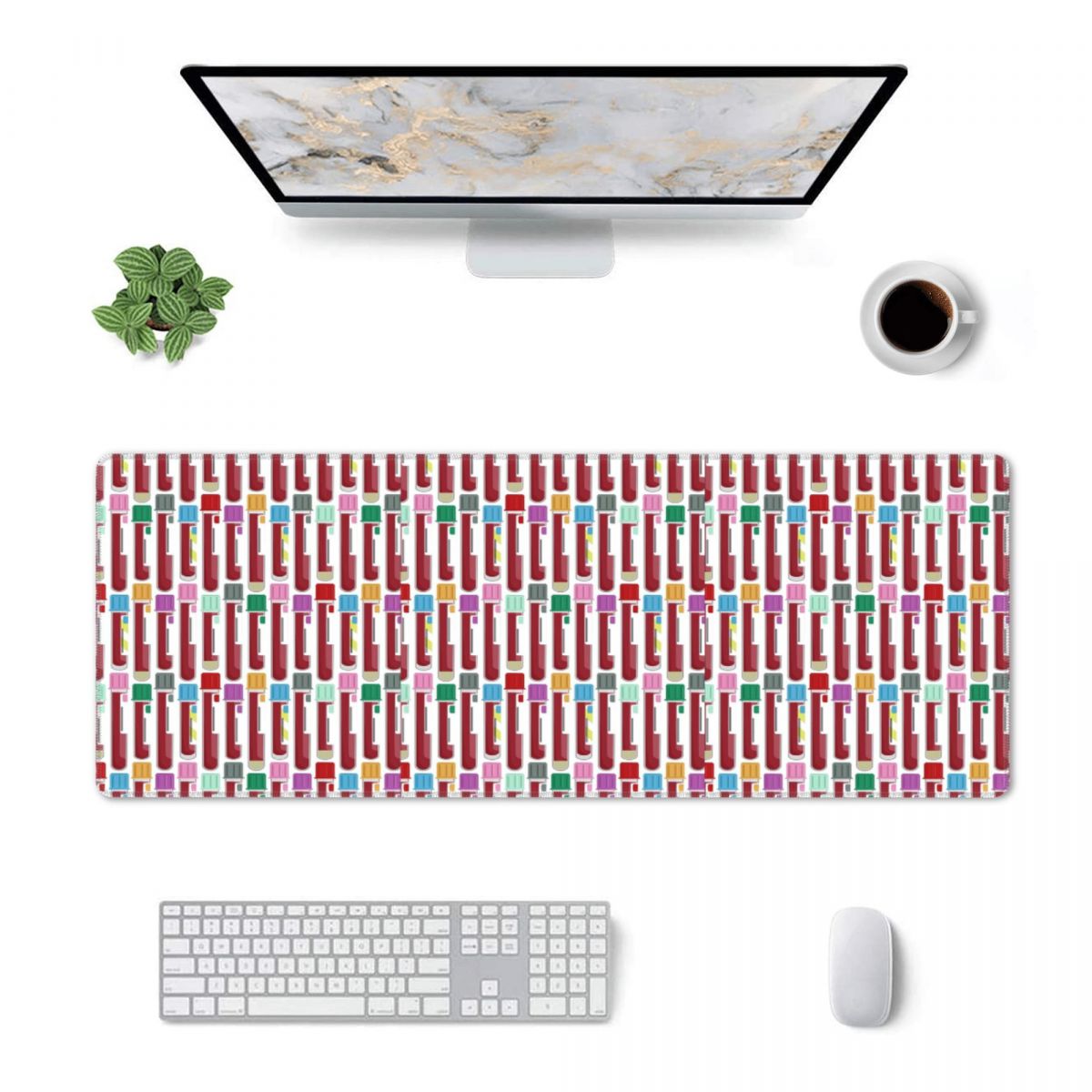 Laptop Accessories Youtube - Große Mausmatte, Blutentnahmeröhrchen, Gamer-PC-Laptop-Matten, Tastaturteppich, Computer-Gaming-Bürozubehör,