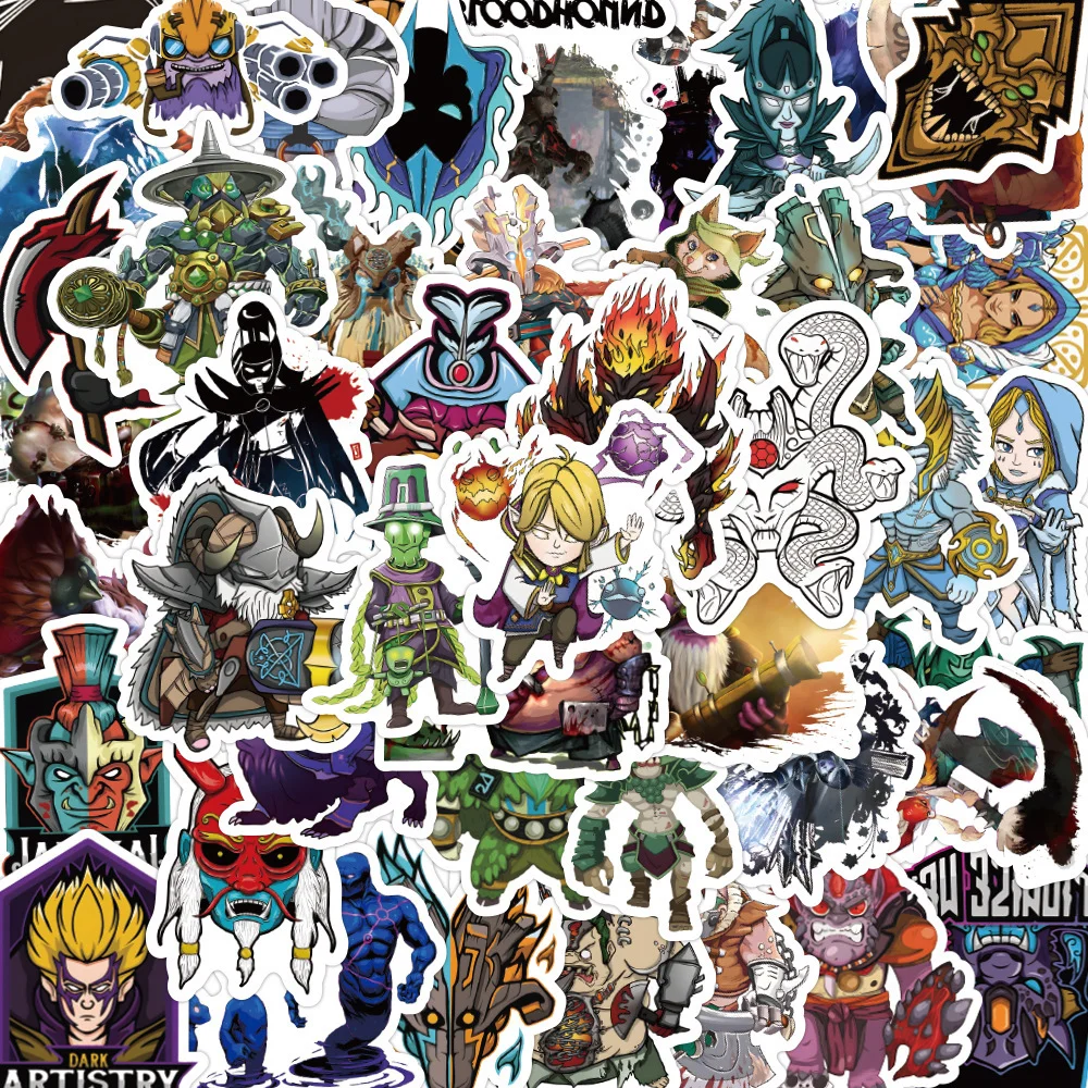 Laptop Accessories Cool - 10/50 Stück Dota 2 Spiel lustige