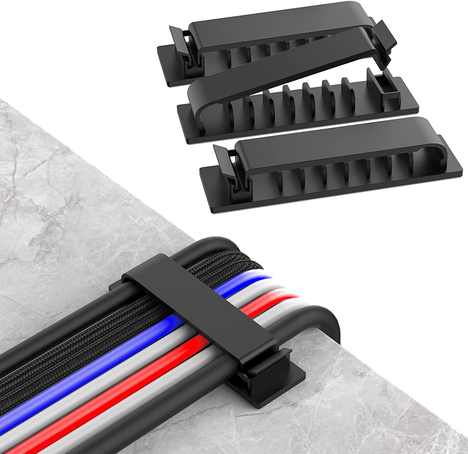 Keyboard Cover Silicone - Kabel-Organizer, Kabelmanagement, Kabelhalter, flexibler USB-Kabelwickler, ordentliche