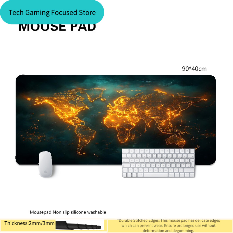 Mauspad Weltkarte Mauspad Lapt – Laptop Accessories World Bewertung und Preis