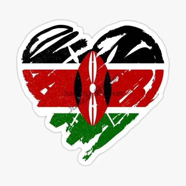 Kenya-Flaggen-Karten-Aufkleber – Laptop Accessories Kenya Bewertung und Preis