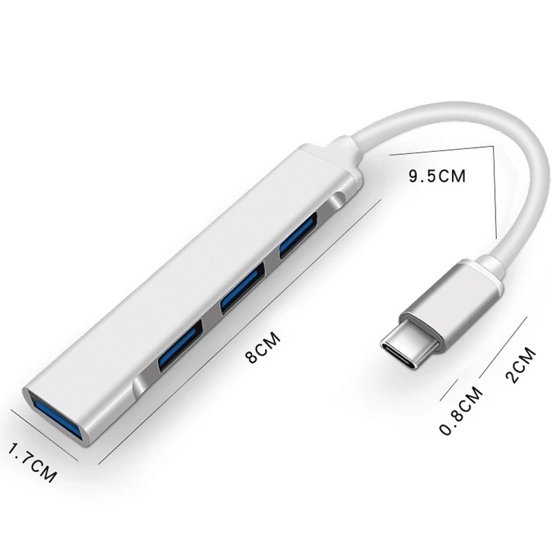 4-in-1 Typ-C Erweiterungs-Hub  – Laptop Accessories And Gadgets Bewertung und Preis