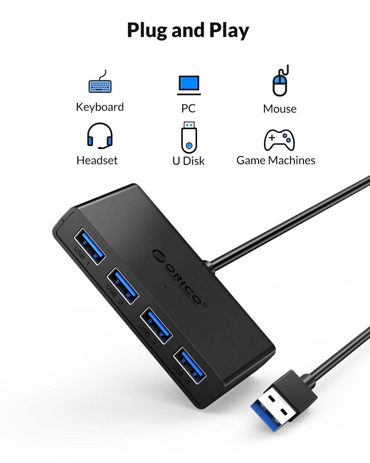 ORICO Hub USB 4 Ports Multi US – Mac Laptop Accessories Bewertung und Preis