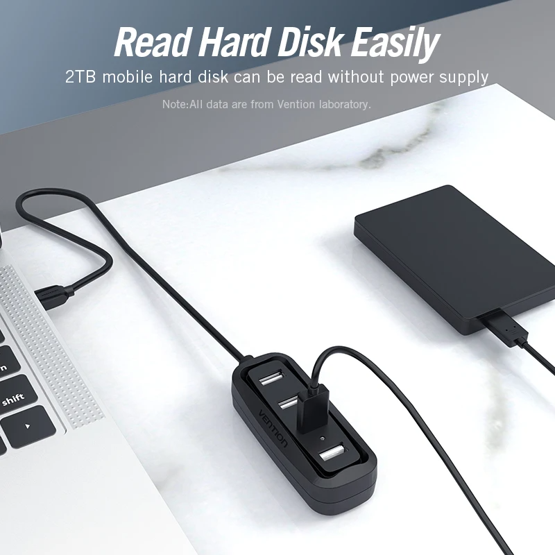 Vention USB 2.0 HUB 4-Port mit – Laptop Accessories And Gadgets Bewertung und Preis