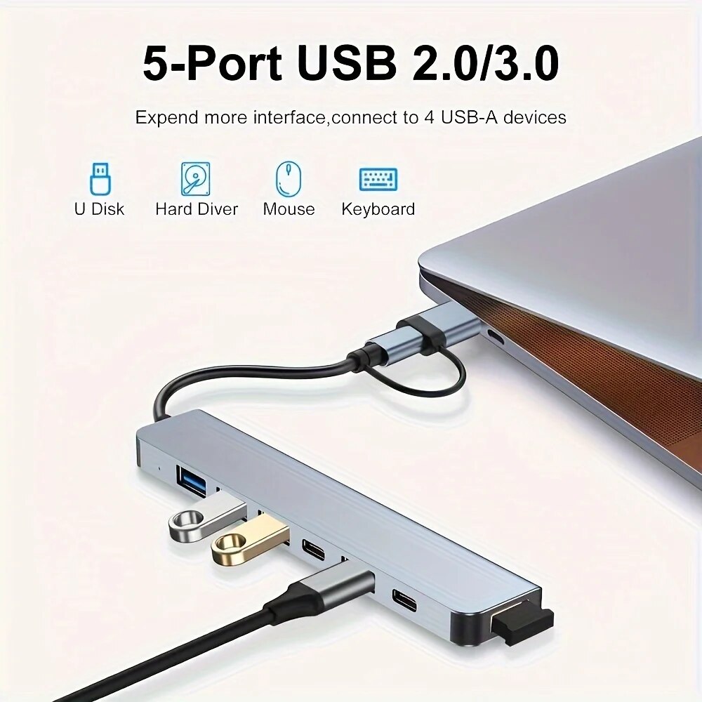2-in-1 USB3.0-Hub mit 7 Anschl – Laptop Accessories Macbook Bewertung und Preis