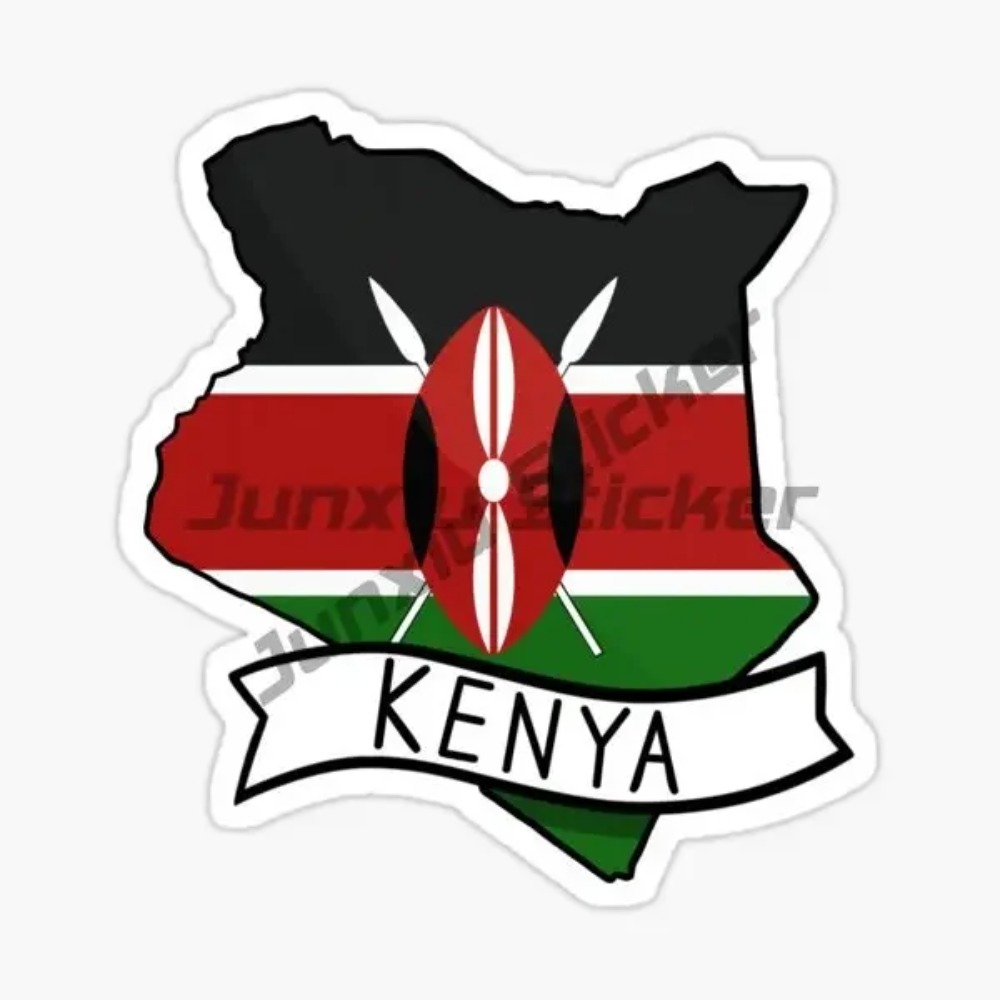 Kenia-Flagge Karte Emblem Krea – Laptop Accessories Kenya Bewertung und Preis