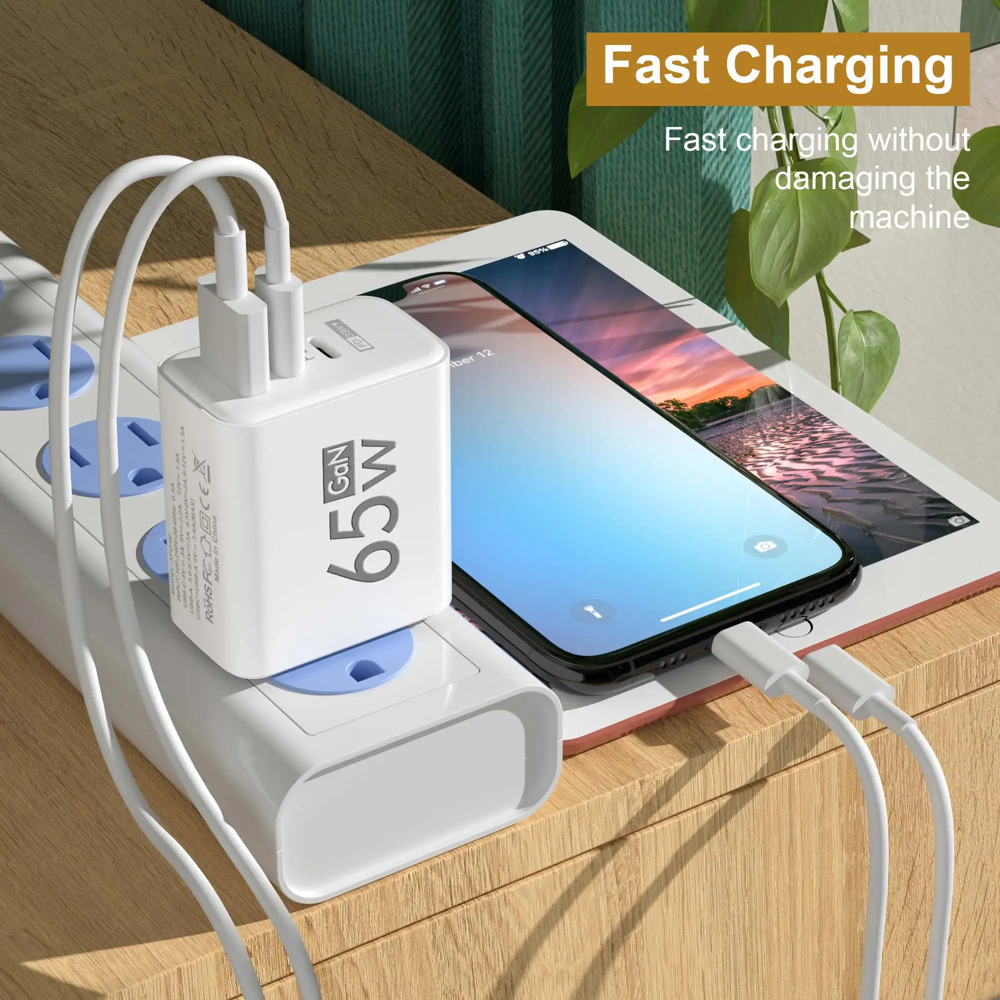 Faltbares 65-W-GaN-USB-C-Wandl – Laptop Accessories Macbook Bewertung und Preis