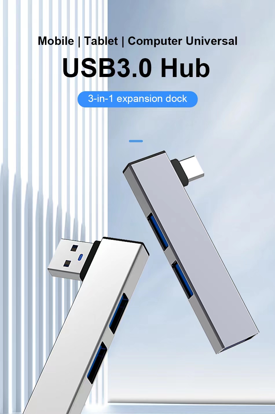 USB-C-Hub 3.0 Typ C 3.1 3-Port – Mac Laptop Accessories Bewertung und Preis