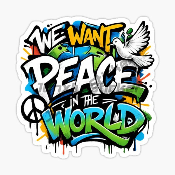AN IDEA WORLD PEACE Aufkleber  – Laptop Accessories World Bewertung und Preis